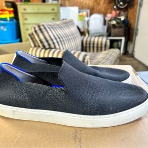 Rothy’s black slip on sneaker 10.5